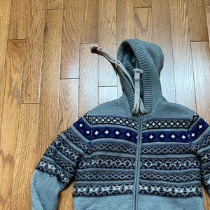 Tribal Fleece Jacket with Wool Lining